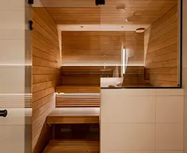 Sélection de saunas sur mesure : traditionnels, design, intérieur et extérieur